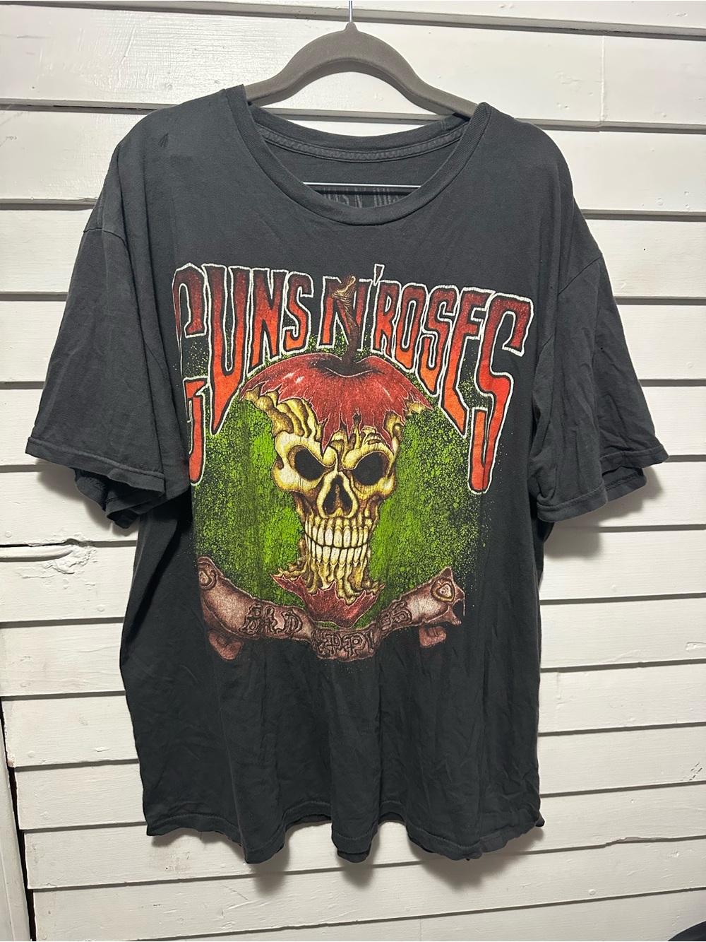 Guns N’ Roses Bad Apples Use Your Illusion 1991 1993 Tour T Shirt Brockum XL